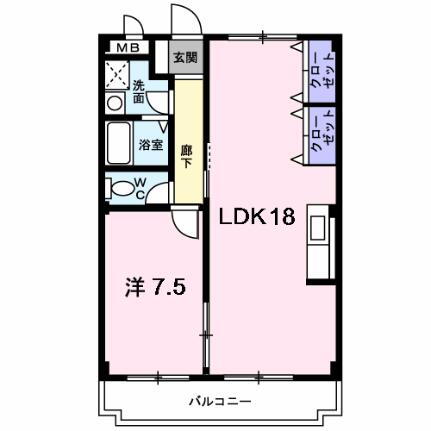 パーク　マリッチ 2階 1LDK 賃貸物件詳細