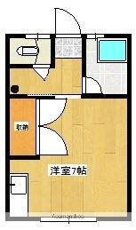メゾン三四郎 2階 ワンルーム 賃貸物件詳細