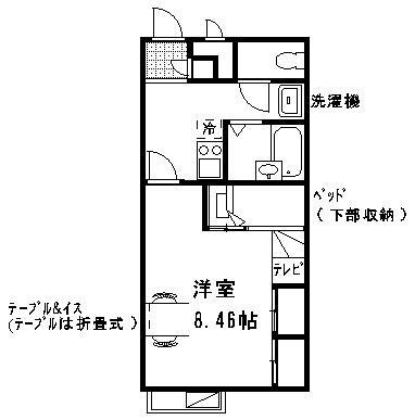 レオパレスピレーネ 2階 1K 賃貸物件詳細