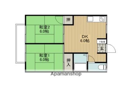 長野県諏訪市大字四賀 上諏訪駅 2DK アパート 賃貸物件詳細