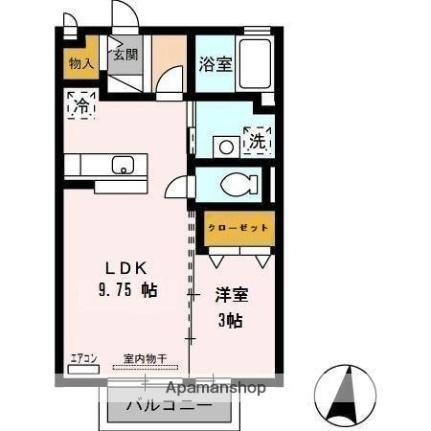 シャルマンフレーレ 2階 1LDK 賃貸物件詳細