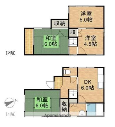 静岡県浜松市中央区西伊場町 浜松駅 4DK 一戸建て 賃貸物件詳細