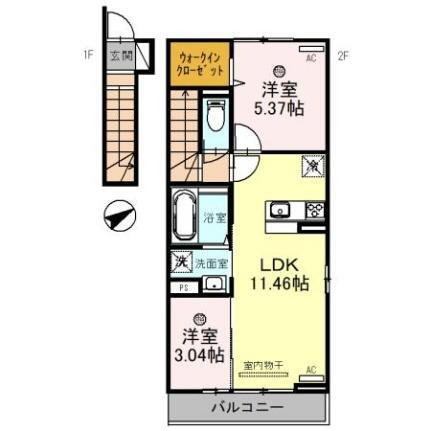 滋賀県大津市本堅田４丁目 堅田駅 2LDK アパート 賃貸物件詳細