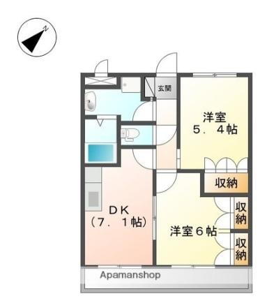 滋賀県愛知郡愛荘町南野々目 愛知川駅 2DK アパート 賃貸物件詳細