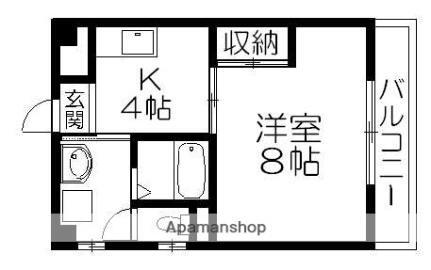 滋賀県東近江市八日市本町 八日市駅 1K マンション 賃貸物件詳細