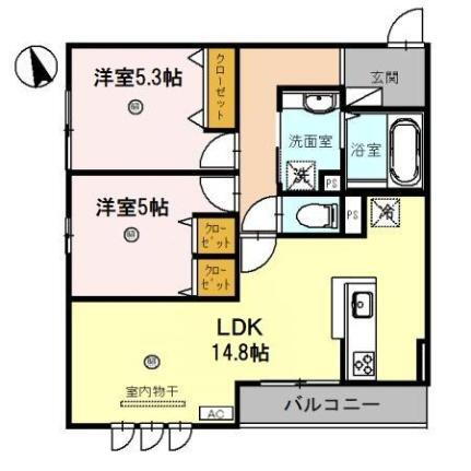 滋賀県草津市平井４丁目 草津駅 2LDK アパート 賃貸物件詳細