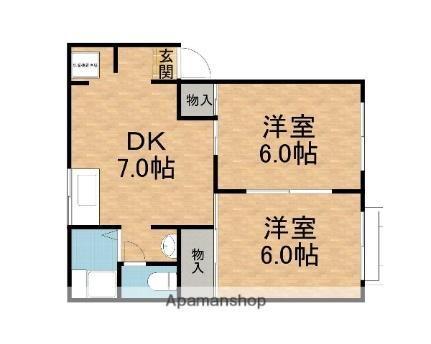 滋賀県近江八幡市本町2丁目 近江八幡駅 2DK アパート 賃貸物件詳細