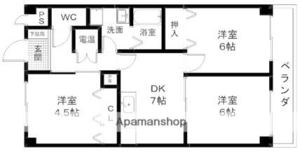 滋賀県草津市野村6丁目 草津駅 3DK マンション 賃貸物件詳細