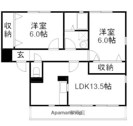滋賀県甲賀市水口町北泉2丁目 三雲駅 2LDK アパート 賃貸物件詳細