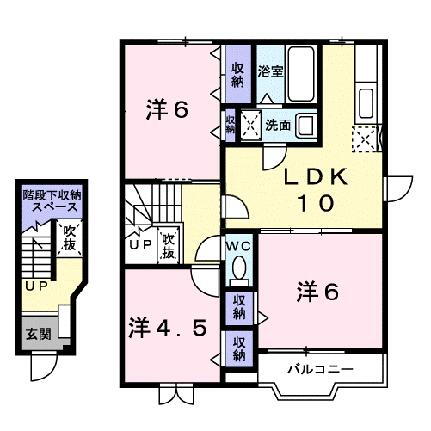 滋賀県大津市湖城が丘 膳所駅 3LDK アパート 賃貸物件詳細