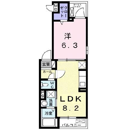 滋賀県守山市伊勢町 栗東駅 1LDK アパート 賃貸物件詳細