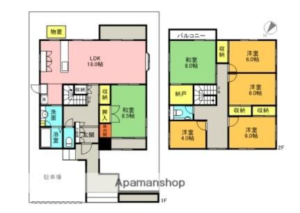 大阪府枚方市東香里南町 香里園駅 6LDK 一戸建て 賃貸物件詳細