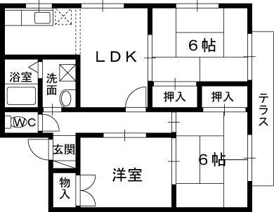 メゾンホープ 1階 3DK 賃貸物件詳細