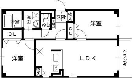 大阪府寝屋川市田井西町 香里園駅 2LDK マンション 賃貸物件詳細