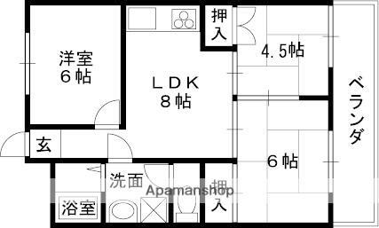 大阪府八尾市北本町1丁目 近鉄八尾駅 3DK マンション 賃貸物件詳細