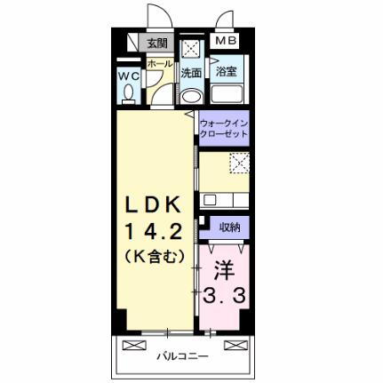 カーザ宮之前 3階 1LDK 賃貸物件詳細