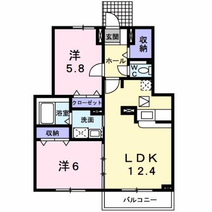カルムエスターテＩ 1階 2LDK 賃貸物件詳細