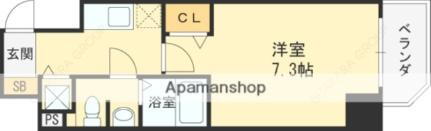 プレサンス梅田東ベータ 6階 1K 賃貸物件詳細