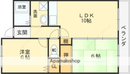 大阪府東大阪市柏田東町 ＪＲ長瀬駅 2LDK マンション 賃貸物件詳細