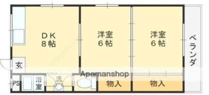 大阪府八尾市東山本新町8丁目 河内山本駅 2DK マンション 賃貸物件詳細