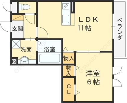 大阪府大阪市都島区高倉町1丁目 都島駅 1LDK アパート 賃貸物件詳細