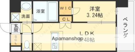 エスリードレジデンス都島ＮＯＲＴＨ 2階 1LDK 賃貸物件詳細