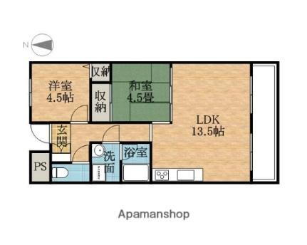 ヌーヴェレール南茨木 4階 2LDK 賃貸物件詳細