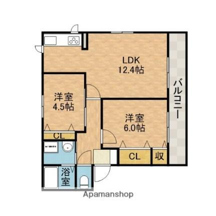 ヴィーヴルＹＯＵ 1階 2LDK 賃貸物件詳細