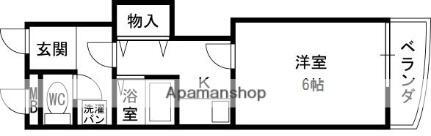 ピュア苦楽園 3階 1K 賃貸物件詳細