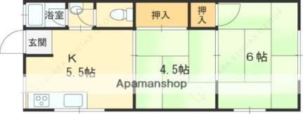 大和荘 2階 2K 賃貸物件詳細