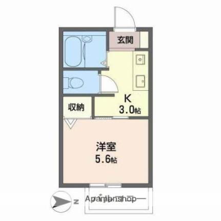 シエスタ 2階 1K 賃貸物件詳細