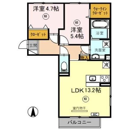 兵庫県相生市旭2丁目 相生駅 2LDK アパート 賃貸物件詳細