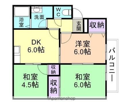 セジュールアキバ 1階 3DK 賃貸物件詳細