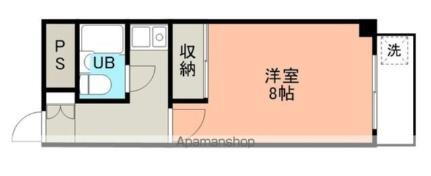 スカイハイツ三木町 3階 1K 賃貸物件詳細