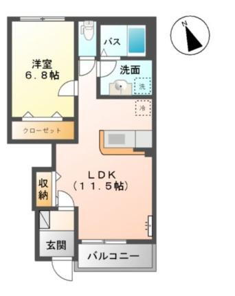 クラインザルツ 1階 1LDK 賃貸物件詳細