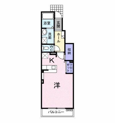 ラ　メゾン　プロスペリテＩＩ 1階 1K 賃貸物件詳細