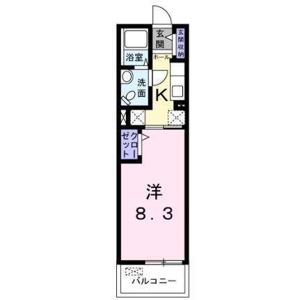アップヒルズ 2階 1K 賃貸物件詳細