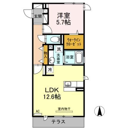 サンテ・ボヌール 1階 1LDK 賃貸物件詳細