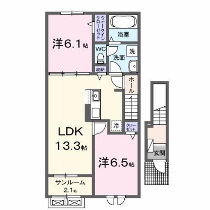 鳥取県境港市外江町 馬場崎町駅 2LDK アパート 賃貸物件詳細