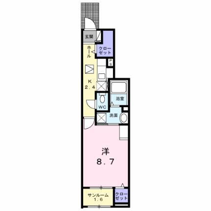 島根県松江市浜乃木1丁目 乃木駅 1K アパート 賃貸物件詳細