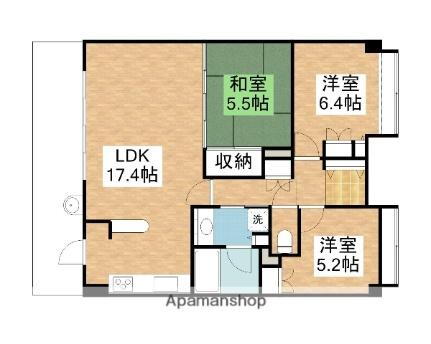 アーバンビュー城下 3階 3LDK 賃貸物件詳細