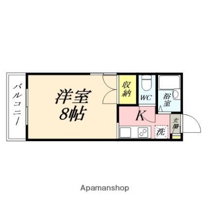 岡山県岡山市北区清輝橋2丁目 清輝橋駅 1K マンション 賃貸物件詳細