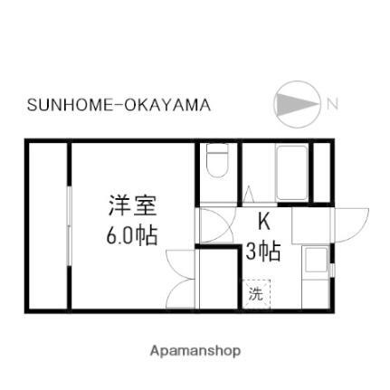岡山県岡山市南区泉田2丁目 備前西市駅 1K マンション 賃貸物件詳細