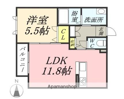 岡山県岡山市北区新屋敷町2丁目 岡山駅 1LDK アパート 賃貸物件詳細
