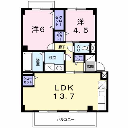 岡山県岡山市中区中井1丁目 高島駅 2LDK マンション 賃貸物件詳細