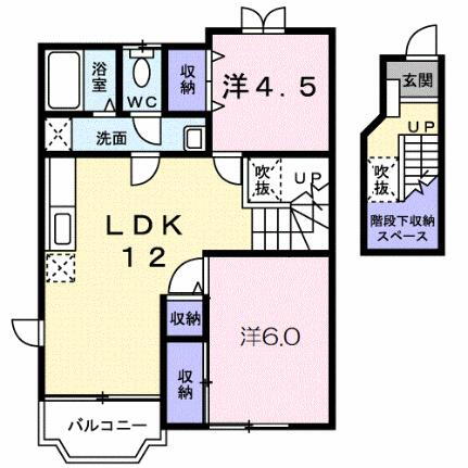 岡山県岡山市南区浜野2丁目 大元駅 2LDK アパート 賃貸物件詳細