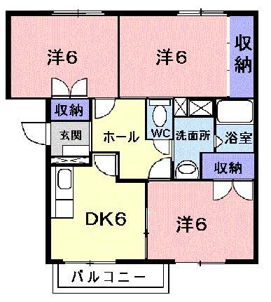 岡山県岡山市南区箕島 妹尾駅 3DK アパート 賃貸物件詳細