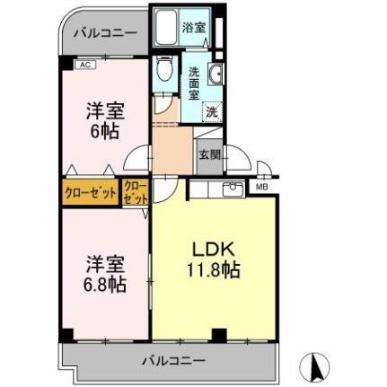 岡山県岡山市中区平井 2LDK マンション 賃貸物件詳細