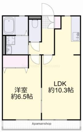 岡山県岡山市北区西崎本町 備前三門駅 1LDK アパート 賃貸物件詳細