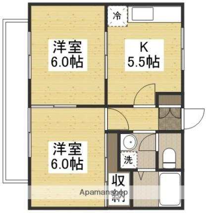 岡山県岡山市北区矢坂本町 大安寺駅 2K アパート 賃貸物件詳細